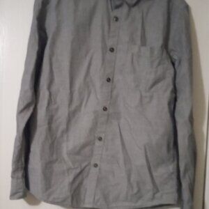 Scullers Slim Fit men's shirt sizeS/39CM grey business party wear